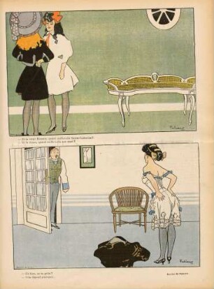 - Et ta sœr Roxane, quand coiffe-t-elle Sainte-Catherine?; - Et bien, es-tu prête?