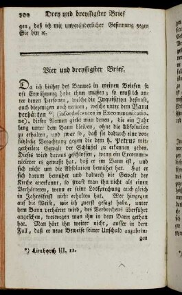 Vier und dreyssigster Brief