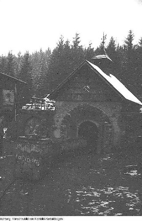 Schmiedeberg-Sadisdorf. Zinngrube Sadisdorf - VEB Zinnerz Altenberg, November 1950