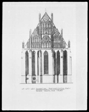 Prenzlau, Marienkirche, Ostfront