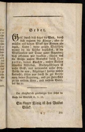 5-31, Gebet
