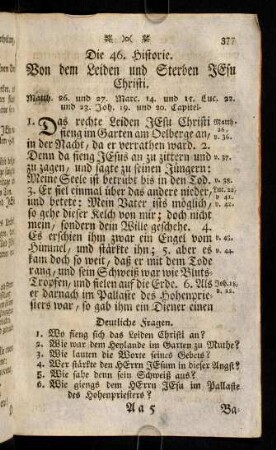 377-387, Die 46. - 47. Historie