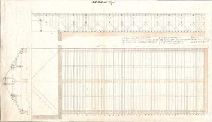 Gärtner, Friedrich von; München, Ludwigstr.; Staatsbibliothek - Südflügel (Ansichten, Schnitt)