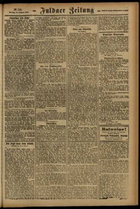 Zweite Ausgabe vom Montag, den 24. Oktober 1921.