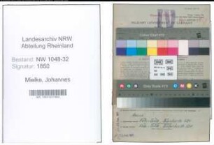 Entnazifizierung Johannes Mielke , geb. 10.02.1899 (Beamter)