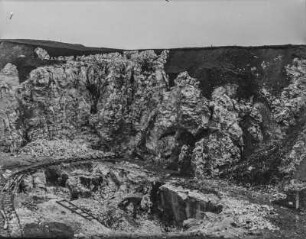 Bergbau : Blick in eine Bergbaugrube