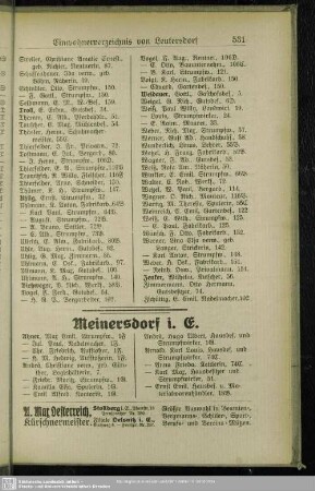 Meinersdorf i. E.