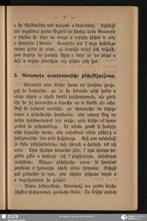 3. Genovefa ńewinowasche pscheskjaržona
