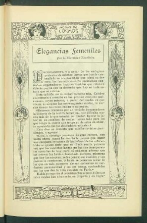 Elegancias femeniles
