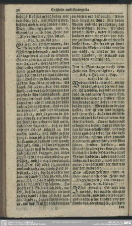 Episteln und Evangelia Auf die Fest- und Apostel-Tage