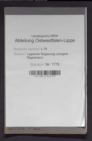 Revision der Steuerkasse Salzuflen