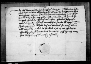 Pfaff Lorenz von Neuhausen, Kirchherr zu Neuhausen, quittiert über 8 fl., die für ihn an Pauli Gerlach zu Esslingen bezahlt sind.