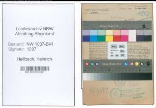 Entnazifizierung Heinrich Heilbach , geb. 00.00.0000 (Steuersekretaer)