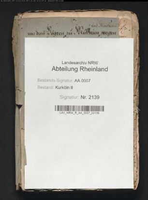 Im Kölnischen abgetriebene und im Bergischen angelandete Rheinmühlen