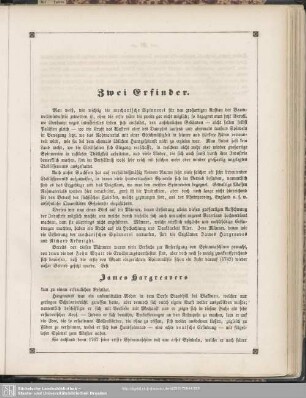 Zwei Erfinder (James Hargreavers und Richard Arkwright)