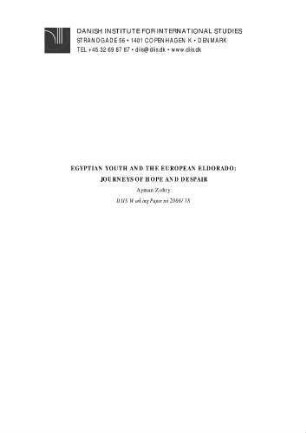 Egyptian youth and the European Eldorado : Journeys of hope and despair