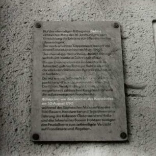 Kohren-Sahlis, Rittergut Sahlis