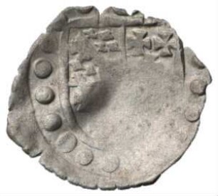 Münze, Pfennig (einseitig), Pfennig (Schüsselpfennig), 1580 - 1595