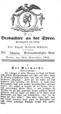 37. Stueck, 12. September 1842