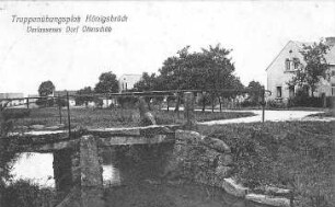 Königsbrück. Truppenübungsplatz, verlassenes Dorf Otterschütz, Ansichtskarte