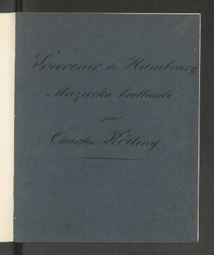 Op. 11: Souvenir de Hambourg : Mazurka brillante
