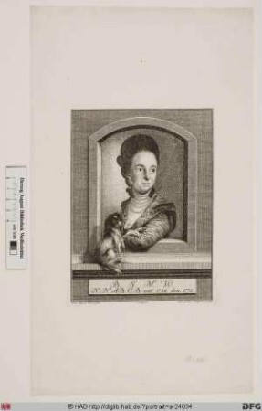 Bildnis Barbara Sabina Maria Will, geb. Neubauer von Obernbürg