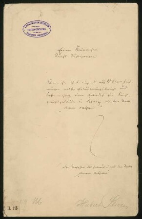 Reichsgericht, Leipzig: Erläuterungsbericht und Kostenvoranschlag, 12 Blatt