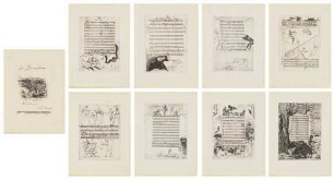 Die Zauberflöte. Randzeichnungen zu Mozarts Handschrift
