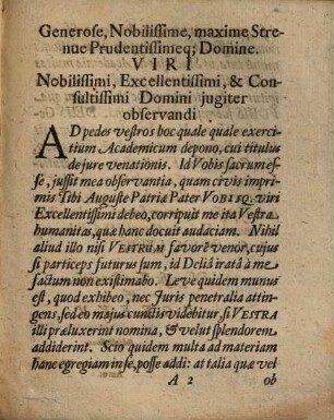 Disputatio Iuridica De Iure Venationis