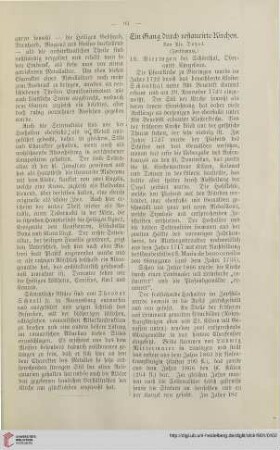19: Ein Gang durch restaurirte Kirchen, [20]