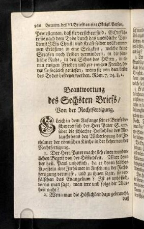 966-977, Gleich in dem Anfange seines Briegs beschweret ...