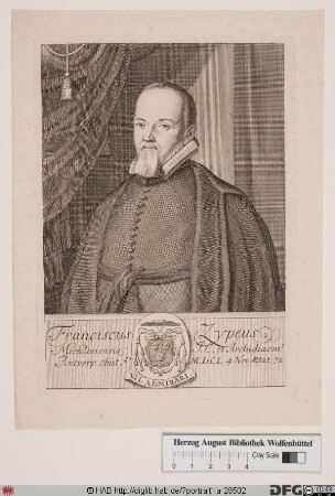 Bildnis Franciscus Zypeus (eig. Frans van den Zijpe)