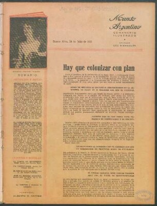 Hay que colonizar con plan