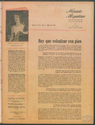 Hay que colonizar con plan