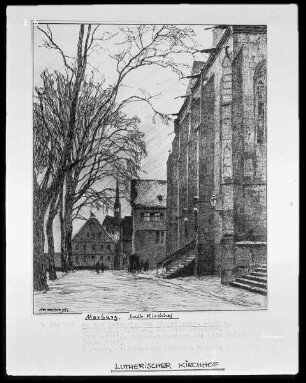 Ansicht des lutherischen Kirchhofes
