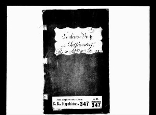 Konsensbuch von Seifersdorf (bei Dippoldiswalde)