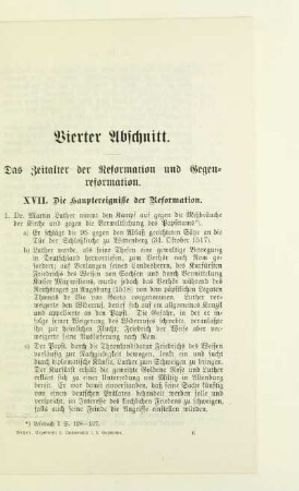 Vierter Abschnitt. Das Zeitalter der Reformation und Gegenreformation