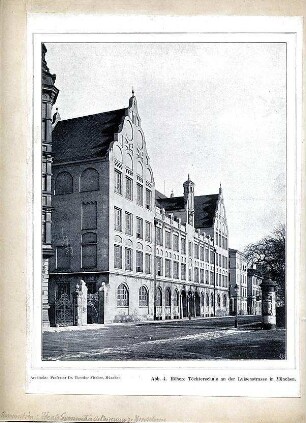 Fischer, Theodor; München, Luisenstr.; Höhere Töchter Schule - Straßenansicht