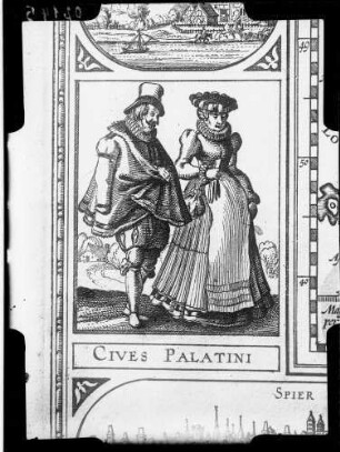 Hirschberg Thesaurus Palatinus Zeichnung - Cives Palatini