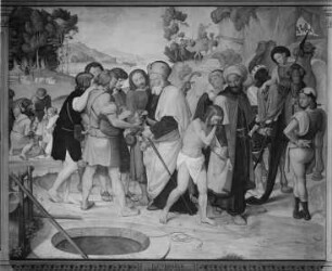 Acht Wandgemälde aus der Casa Bartholdy (Zuccari) in Rom — Joseph wird von seinen Brüdern verkauft