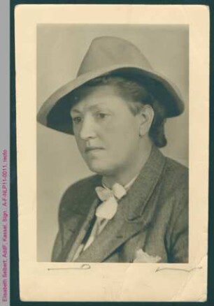 Porträt von Elisabeth Selbert