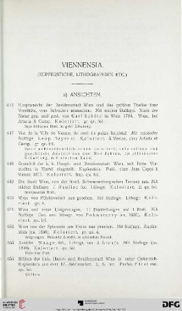 Viennensia (Nr. 646-995)