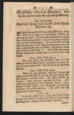 Geistliche Seelen-Artzney wider die abscheuliche Seuche der Pestilenz.