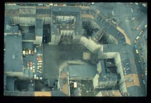 Diapositiv: Heinrichplatz, Mariannenstraße, Oranienstraße, 1982