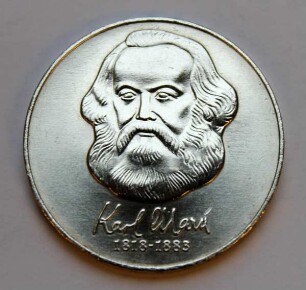 20-Mark-Stück zum 100. Todestag von Karl Marx (Karl-Marx-Jahr)