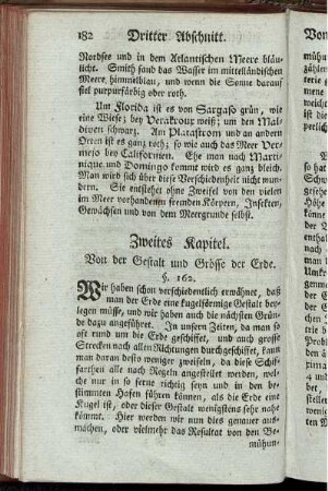 Zweites Kapitel. Von der Gestalt und Größe der Erde