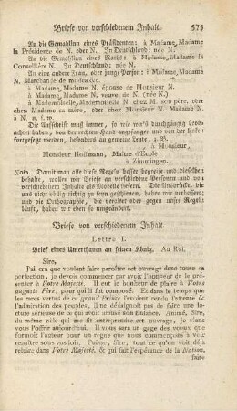 Briefe von verschiedenem Inhalt.