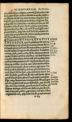 Theologia Interpretativa.