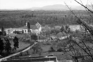 Beuggen: Deutschordensschloss Beuggen, von oben