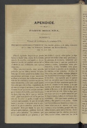 Apendice. Parte Segunda